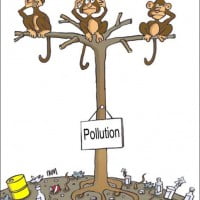 Illustration de la pollution !