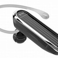 Une oreillettes Bluetooth solaire