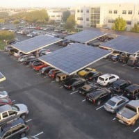 Un concept de parking solaire pour Dell …