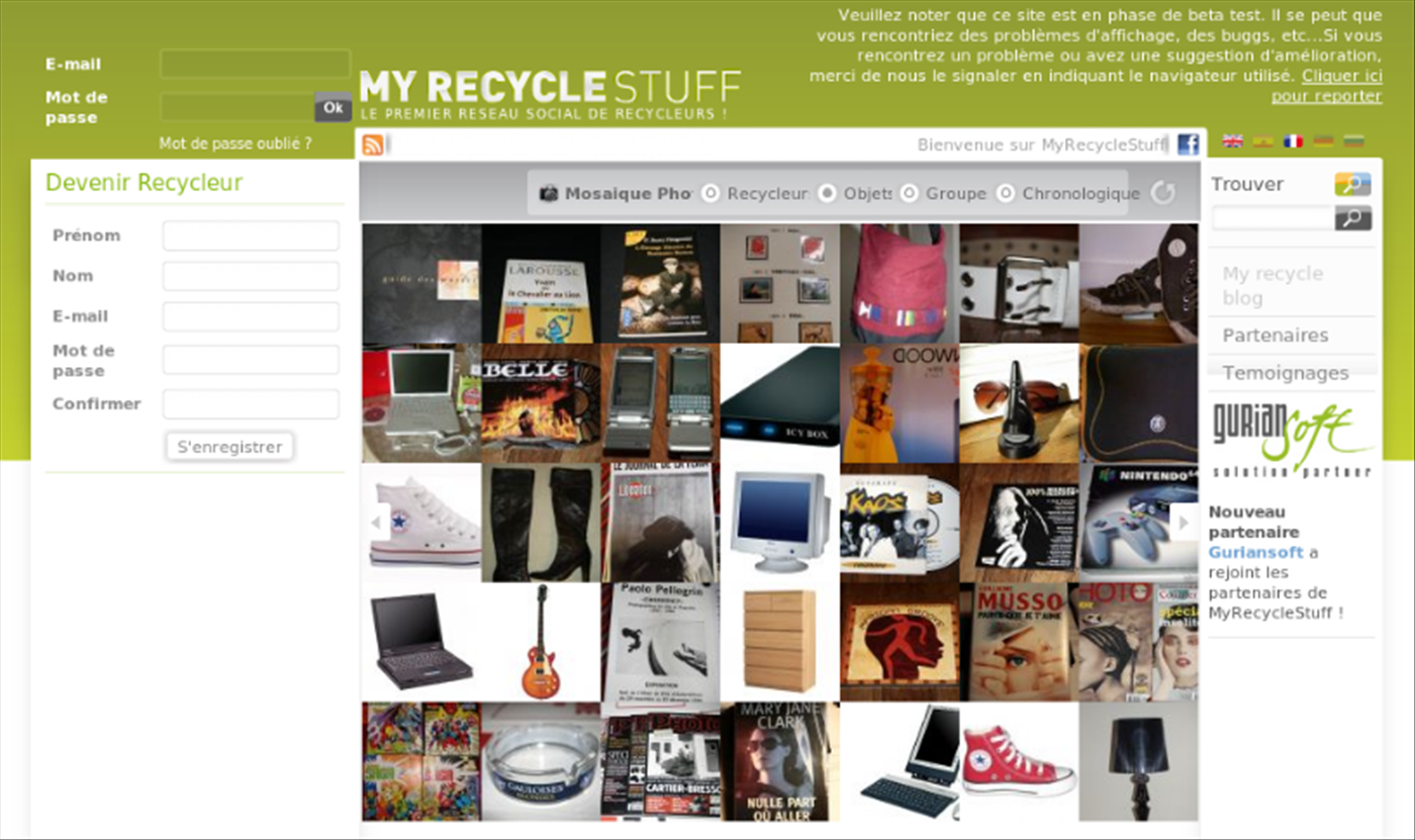 myrecyclestuff myrecyclestuff Un nouveau site communautaire pour recycler vos objets ...