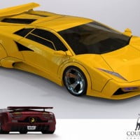 Un concept car Lamborghini Countach à l’energie renouvelable …