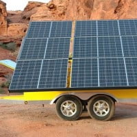 La remorque solaire … ou l’energie solaire mobile …