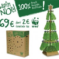 Un sapin de Noël écolo, recyclé et recyclable !