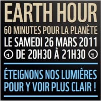 Earth Hour 2011, le rdv est donné le 26 Mars …