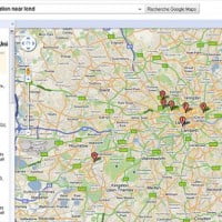 Géolocalisation des bornes de recharge électrique avec Google Maps