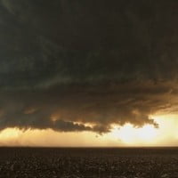 Formation d’un orage supercellulaire en timelapse