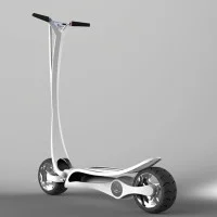 Le scooter électrique CT-S, vue arrière