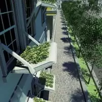 herbow 1 : Jardin suspendu et abri pour la pluie