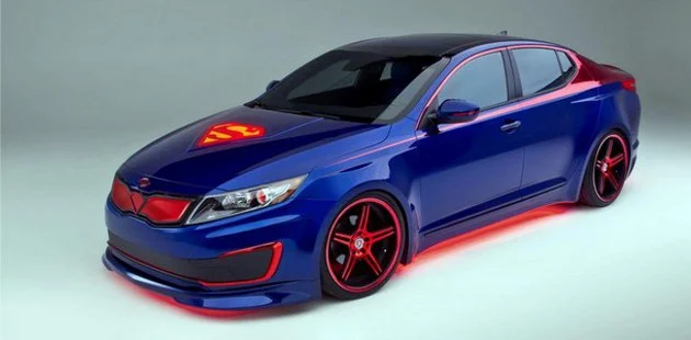 Kia optima hybride Superman