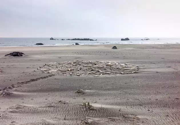 tsunami Richard long