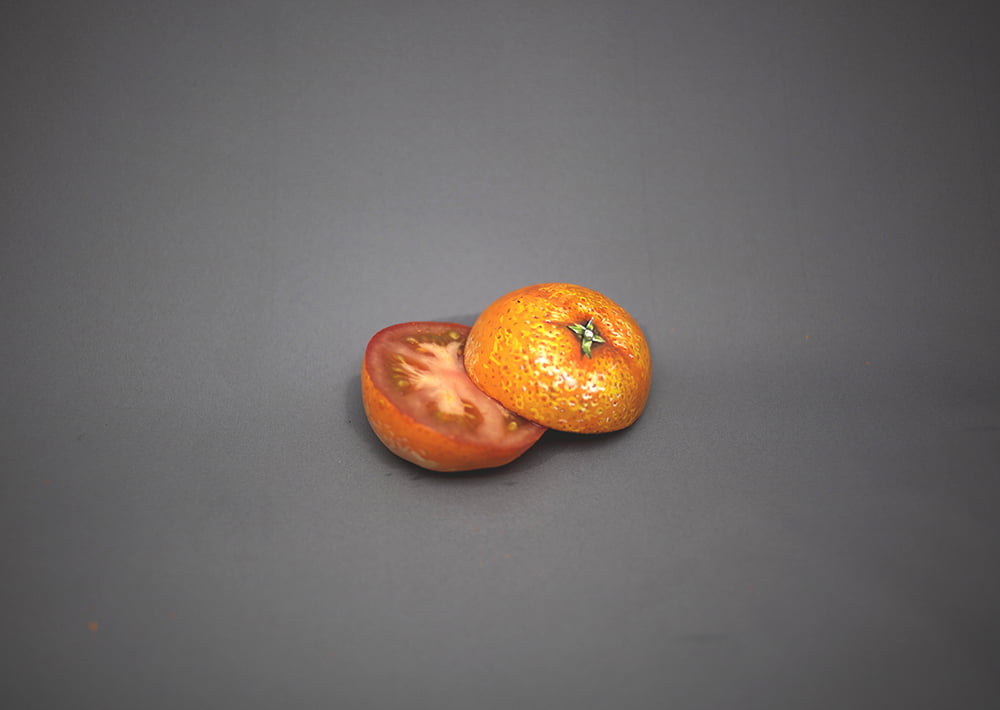 food painting mandarine 2