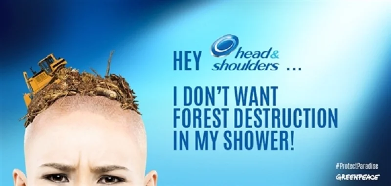head & shoulders greenpeace