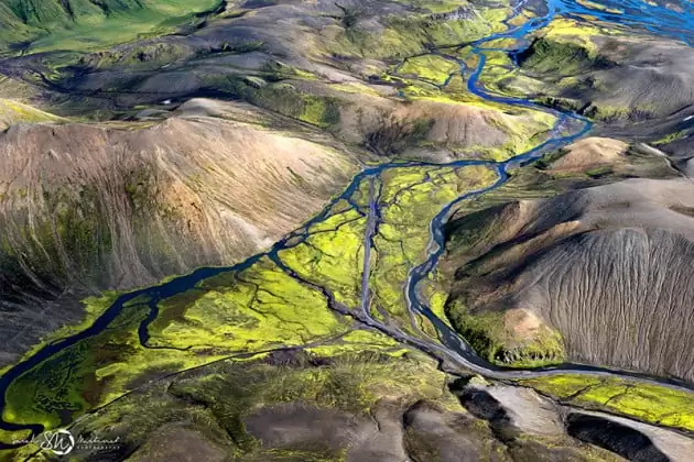 islande vue du ciel