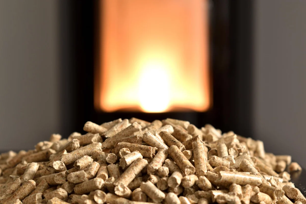 poêle à granulés et pellets de bois