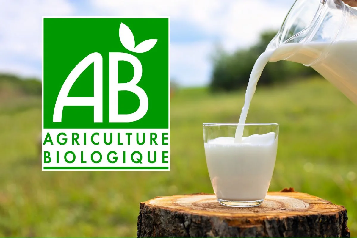 verre de lait bio