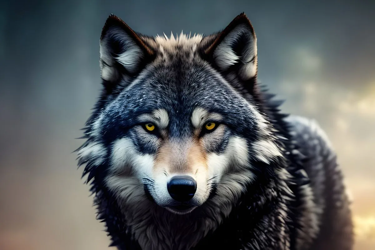 gros plan sur un loup