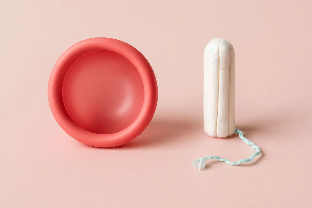disque menstruel vs un tampon classique