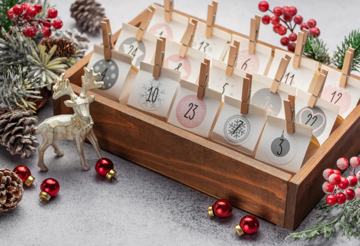 calendrier de l'avent éco-responsable avec des produits d'artisans locaux